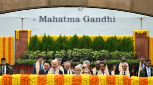 Wet feet dampen G20 leaders' Gandhi tributes in India