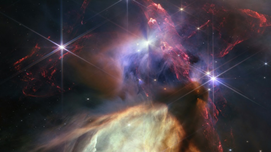 NASA celebrates Webb telescope anniversary with close-up of stellar birth