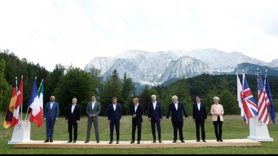 Allies 'won't splinter' on Russia, Biden vows at G7