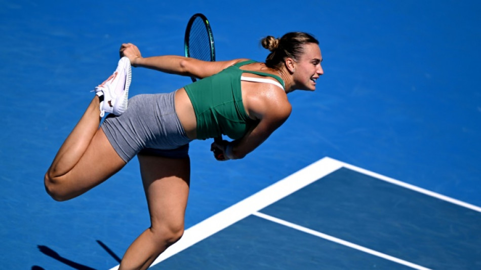 Sabalenka has 'target on her back' in pursuit of Australian Open 'history'