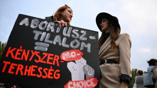 Manifestación por un libre acceso al aborto en Hungría