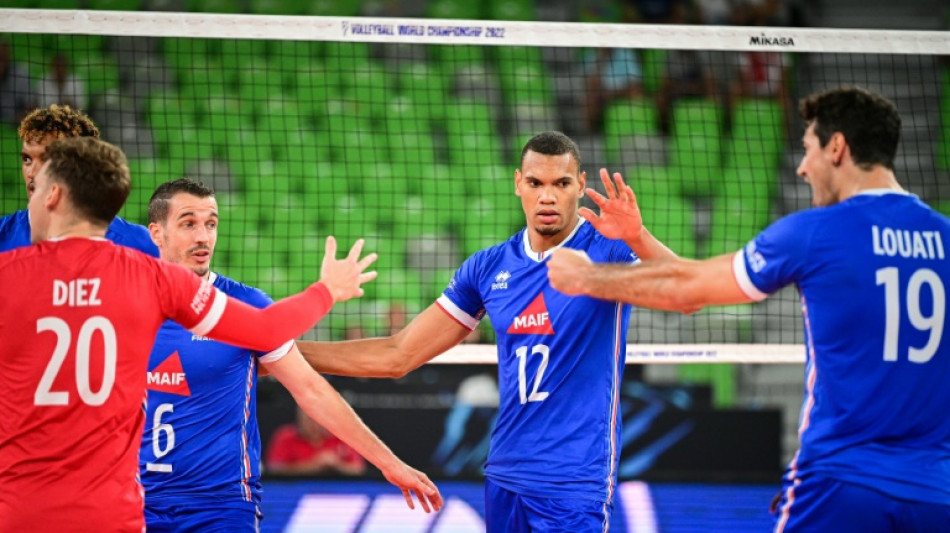 Mondial de volley: les "coiffeurs" Bleus assurent la première place