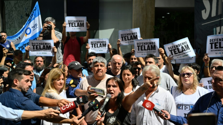 Argentina govt suspends state news agency Telam