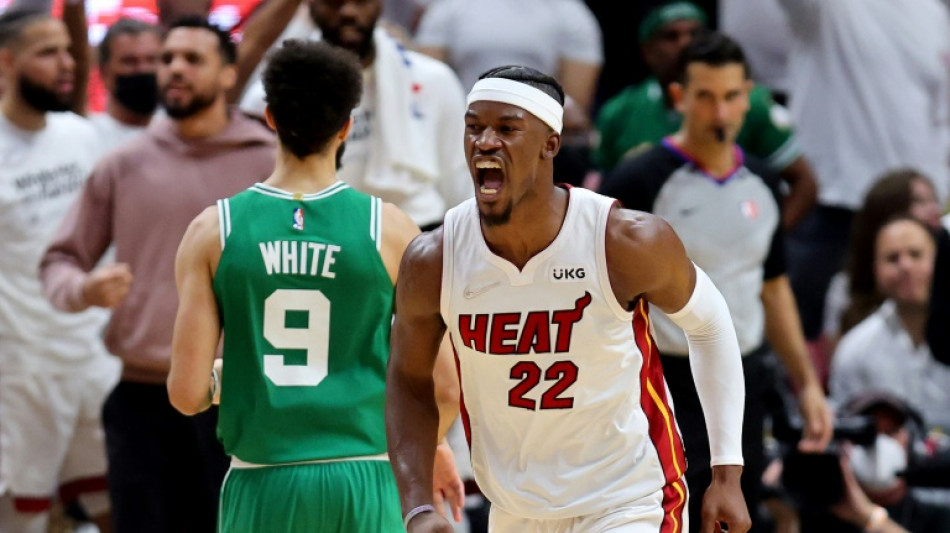 Butler brings heat as Miami sink Boston in series opener