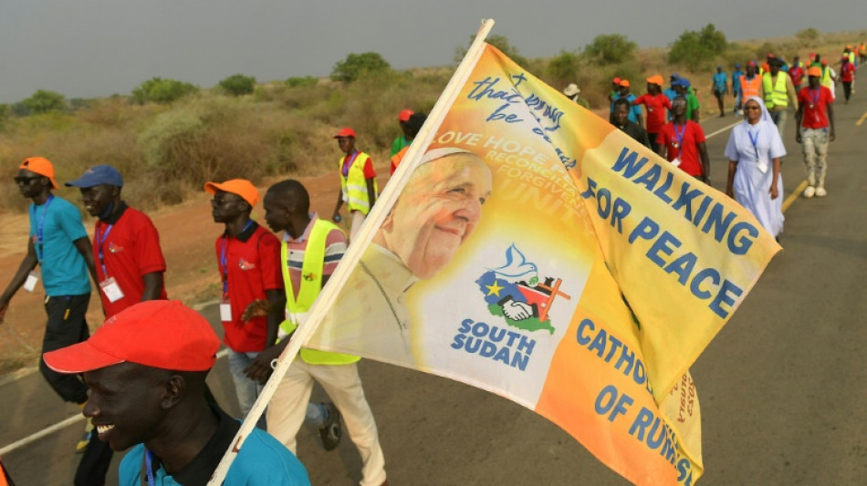 Nueve días de caminata para ver al papa Francisco en Sudán del Sur