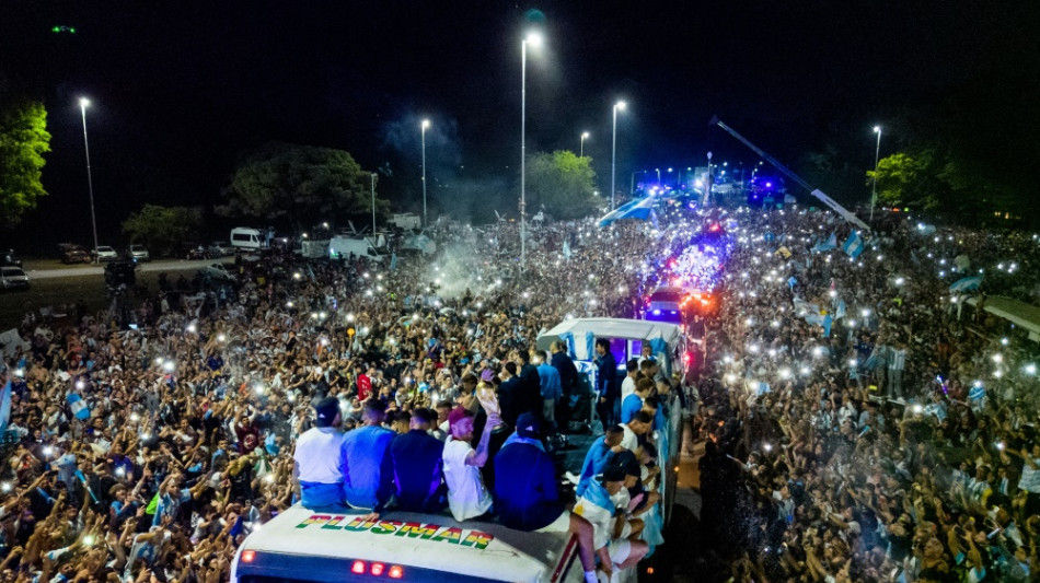 Argentiniens WM-Helden in Buenos Aires gefeiert