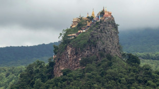 War in Myanmar heartlands silences volcano shrine