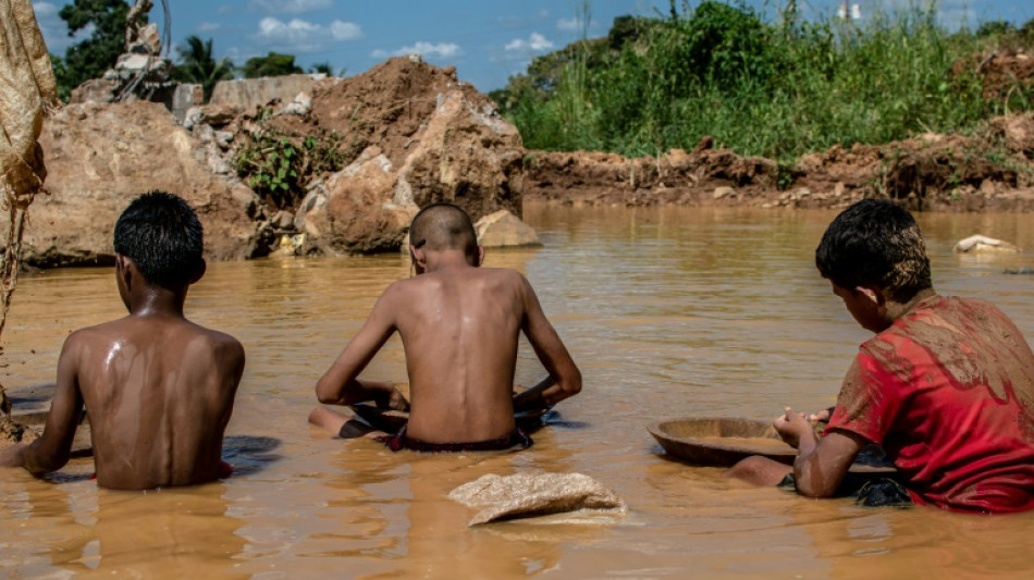 Gold and mercury, not books, for Venezuela's child miners