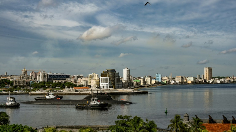 Submarino nuclear ruso sale de la bahía de La Habana 