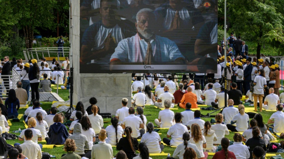 India's Modi plugs yoga at record-large UN session