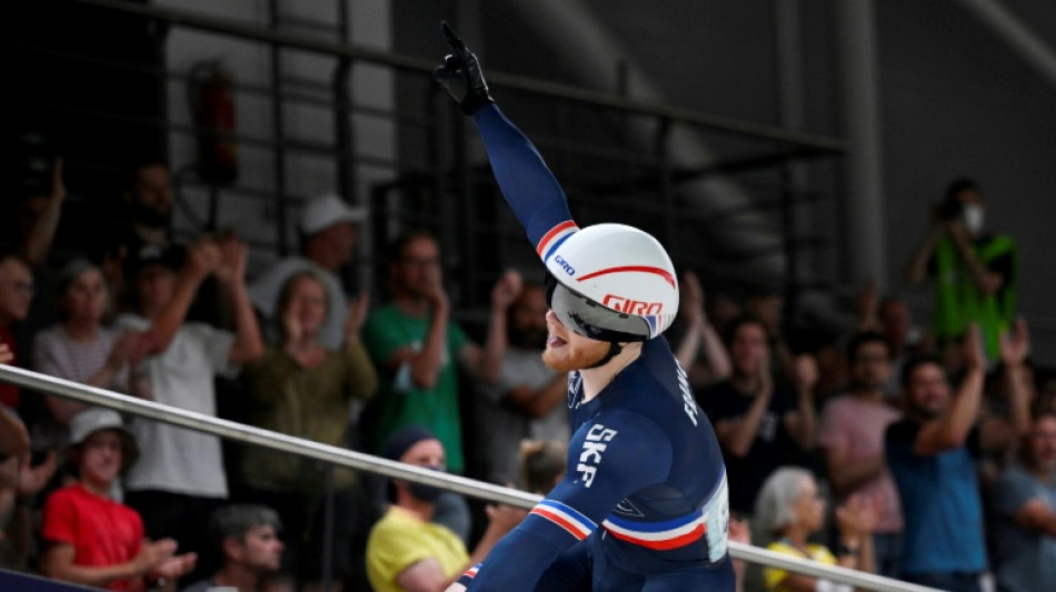 Cyclisme: le Français Sébastien Vigier champion d'Europe de vitesse sur piste