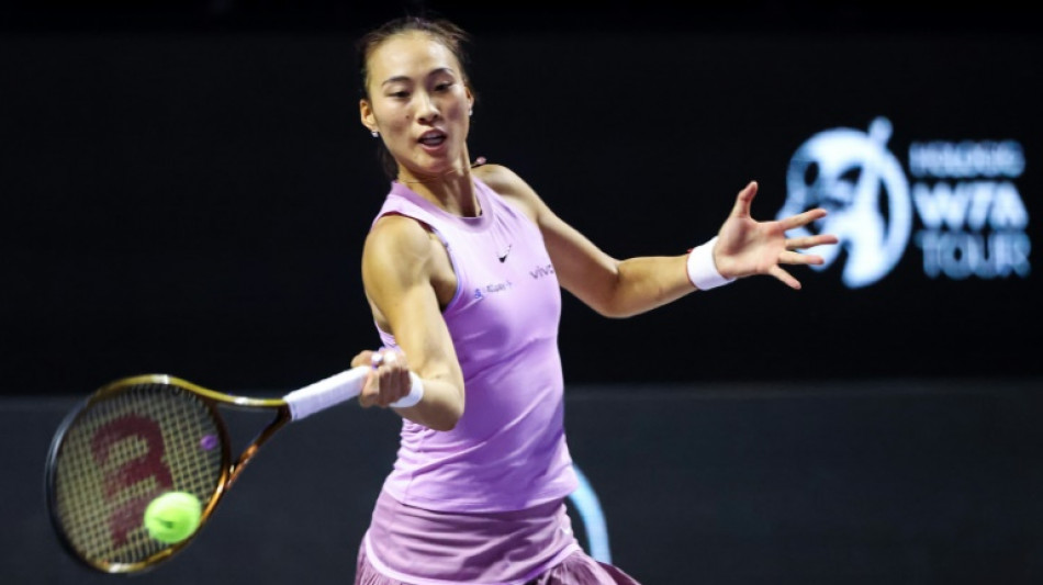 Zheng to play WTA Finals decider after beating Krejcikova in the semis