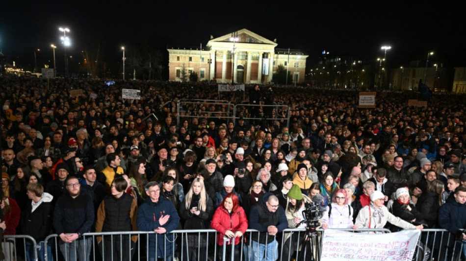 Tens of thousands protest Hungary child abuse pardon