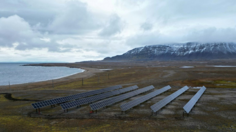 Solar panels go into service near North Pole