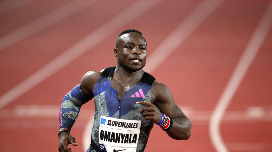 Atletica: keniano Omanyala il più veloce dell'anno sui 100 m