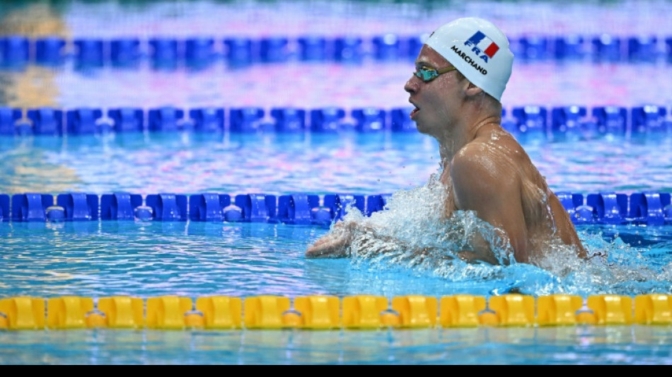 Natation: Marchand améliore le record de France du 200 m brasse 