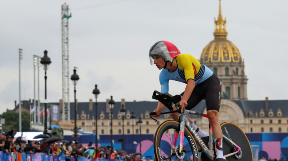 Olympic champion Evenepoel breaks hand and shoulder in post van collision