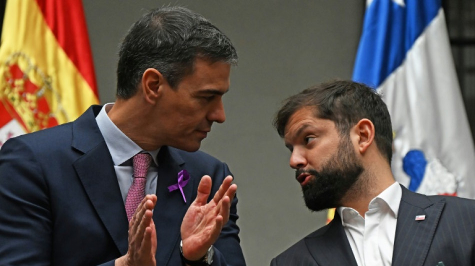 Pedro Sánchez e Gabriel Boric defendem no Chile rápida trégua entre Israel e Hamas