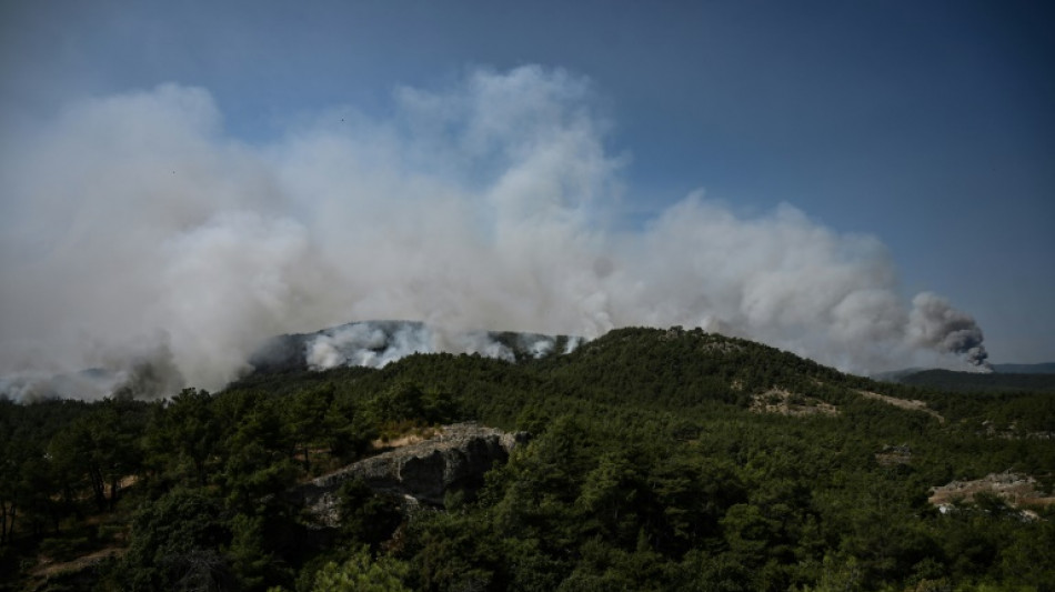 Sigue fuera de control el incendio del parque nacional de Dadiá, en Grecia