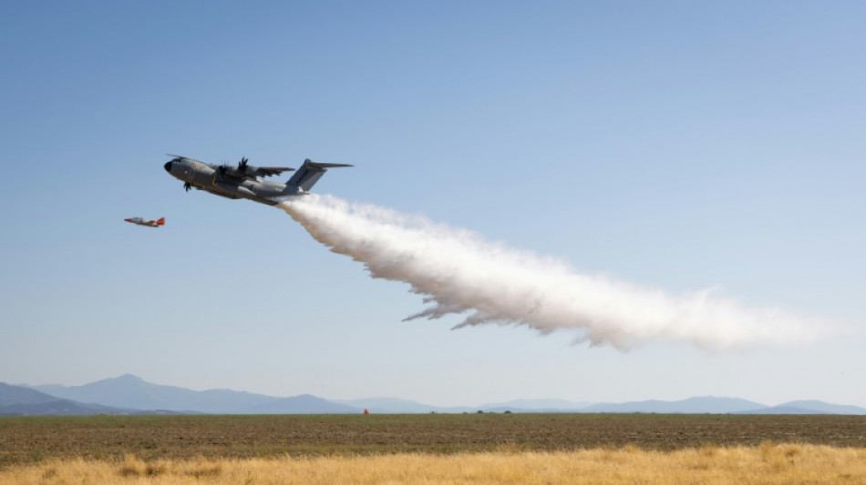 Airbus tests A400M military plane as water bomber