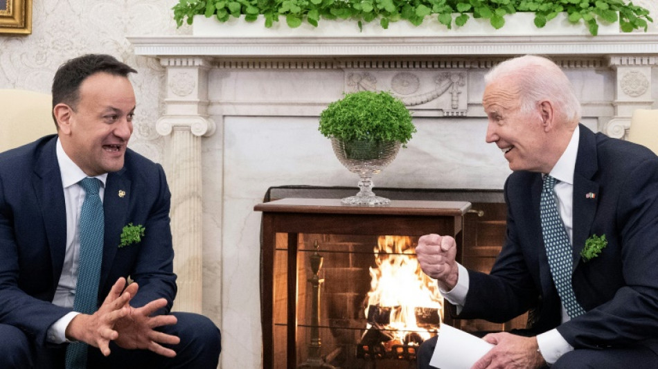 Biden celebrates St Patrick's Day with Irish PM