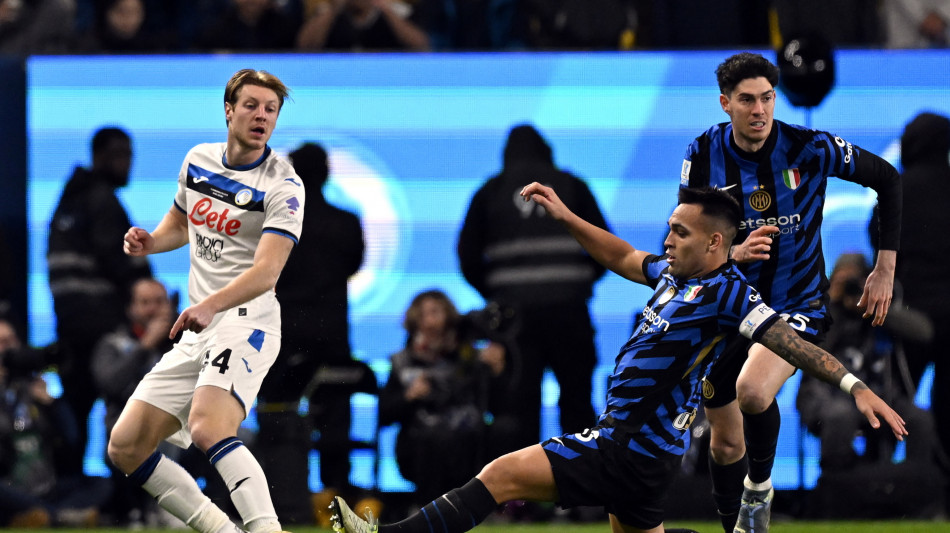 Supercoppa: 2-0 all'Atalanta, l'Inter in finale