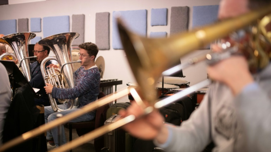 UK brass band keeps miners' legacy burning, 40 years after strike