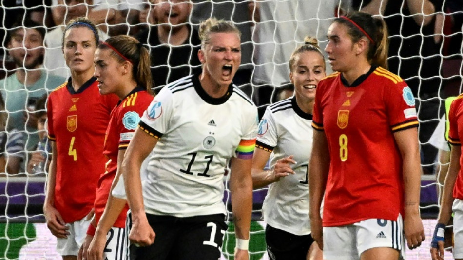 Euro féminin: l'Allemagne mate l'Espagne et file en quart