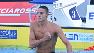 Natation: le Roumain Popovici améliore le record du monde du 100 m nage libre en finale des championnats d'Europe 