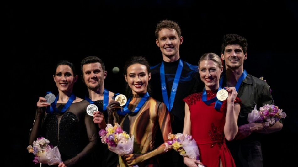 Los estadounidenses Chock y Bates, campeones mundiales de danza sobre hielo