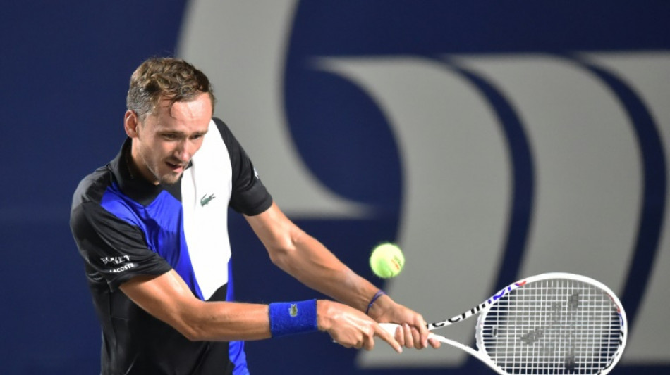 ATP - Los Cabos: Medvedev, N.1 mondial, vainqueur sans frayeur pour son retour