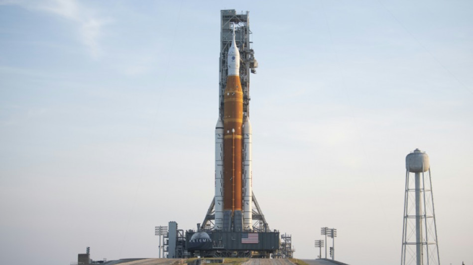NASA's new rocket on launchpad for trip to Moon  