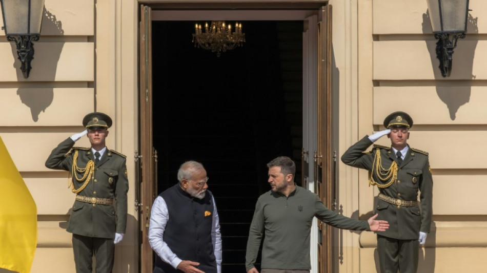 Modi faz visita histórica à Ucrânia para tentar 'restabelecer' a paz com a Rússia