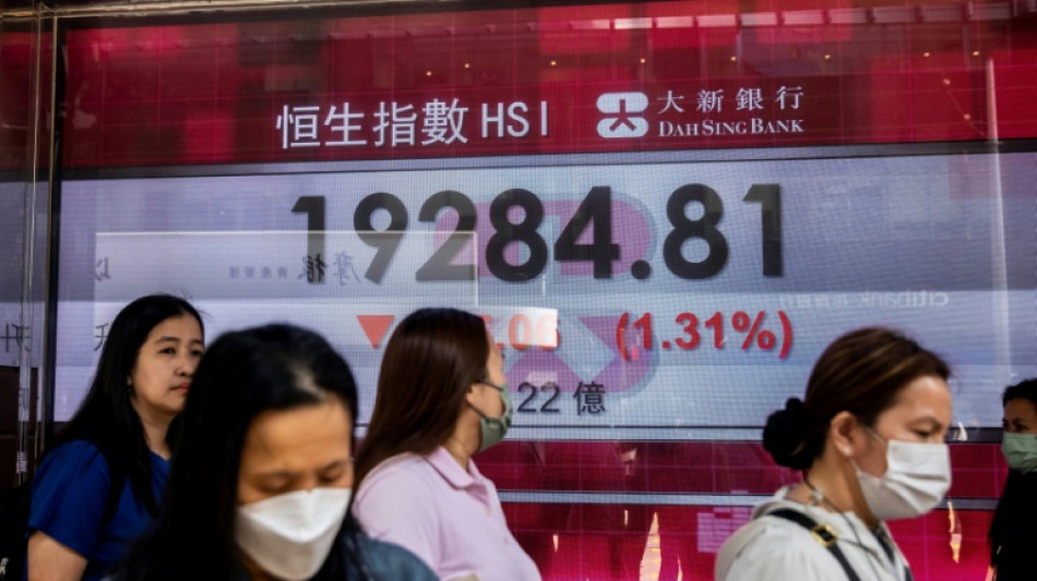 Asian stocks down after Wall Street losses