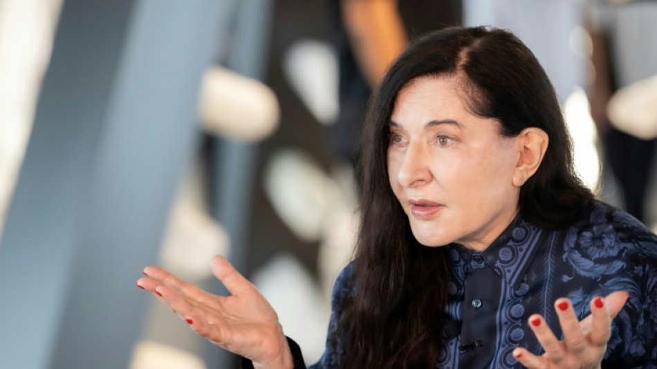 Artist Marina Abramovic hopes first China show offers tech respite