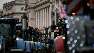 Decenas de tractores frente al Parlamento británico en protesta por un impuesto de sucesión