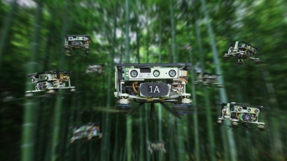 Drone swarms can now fly autonomously through thick forest