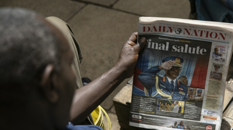 Kenya: hommage militaire au chef des armées, mort dans un crash d'hélicoptère