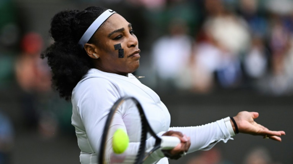 Wimbledon: Serena Williams rejoue en compétition en simple après un an d'absence